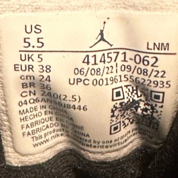 Nike Air Jordan 13 Playoffs 2023 Shoes Mens Size 5.5/ Womens Size 7 - Picture 8 of 8